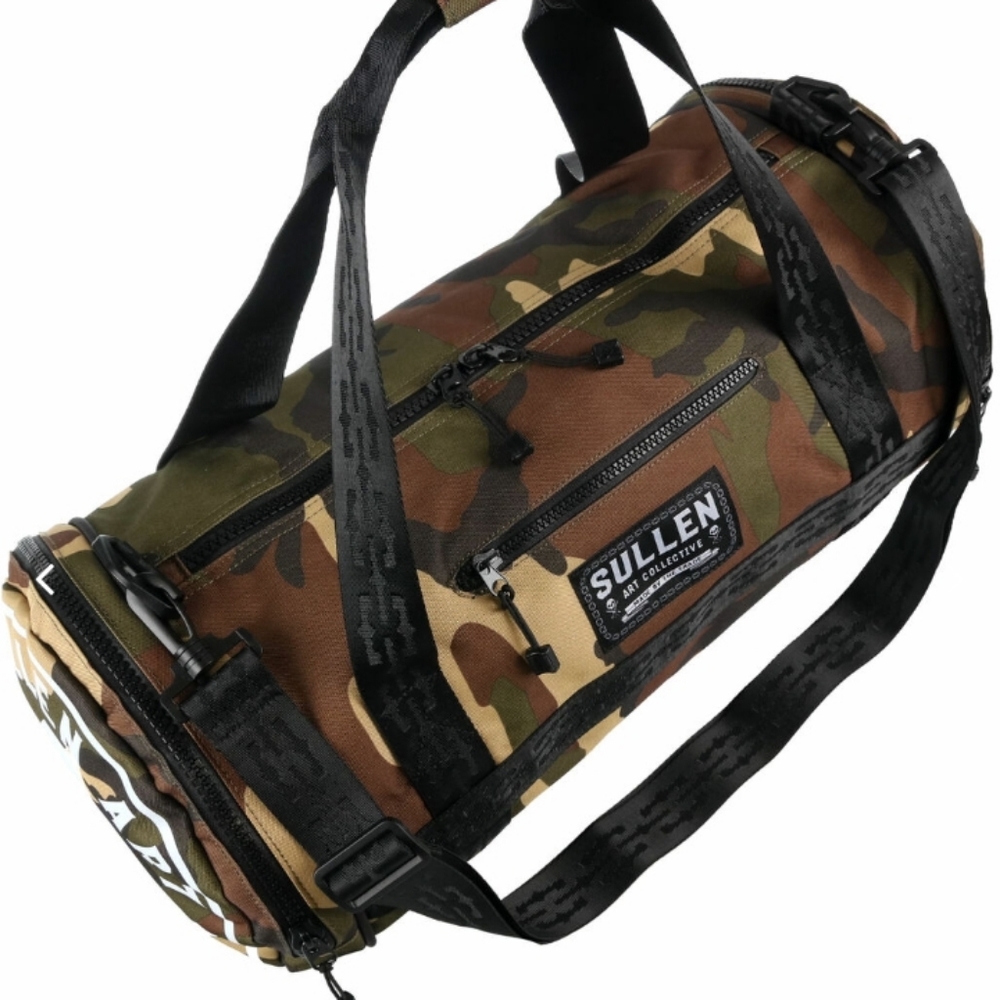 Sullen camo overnighter duffle bag